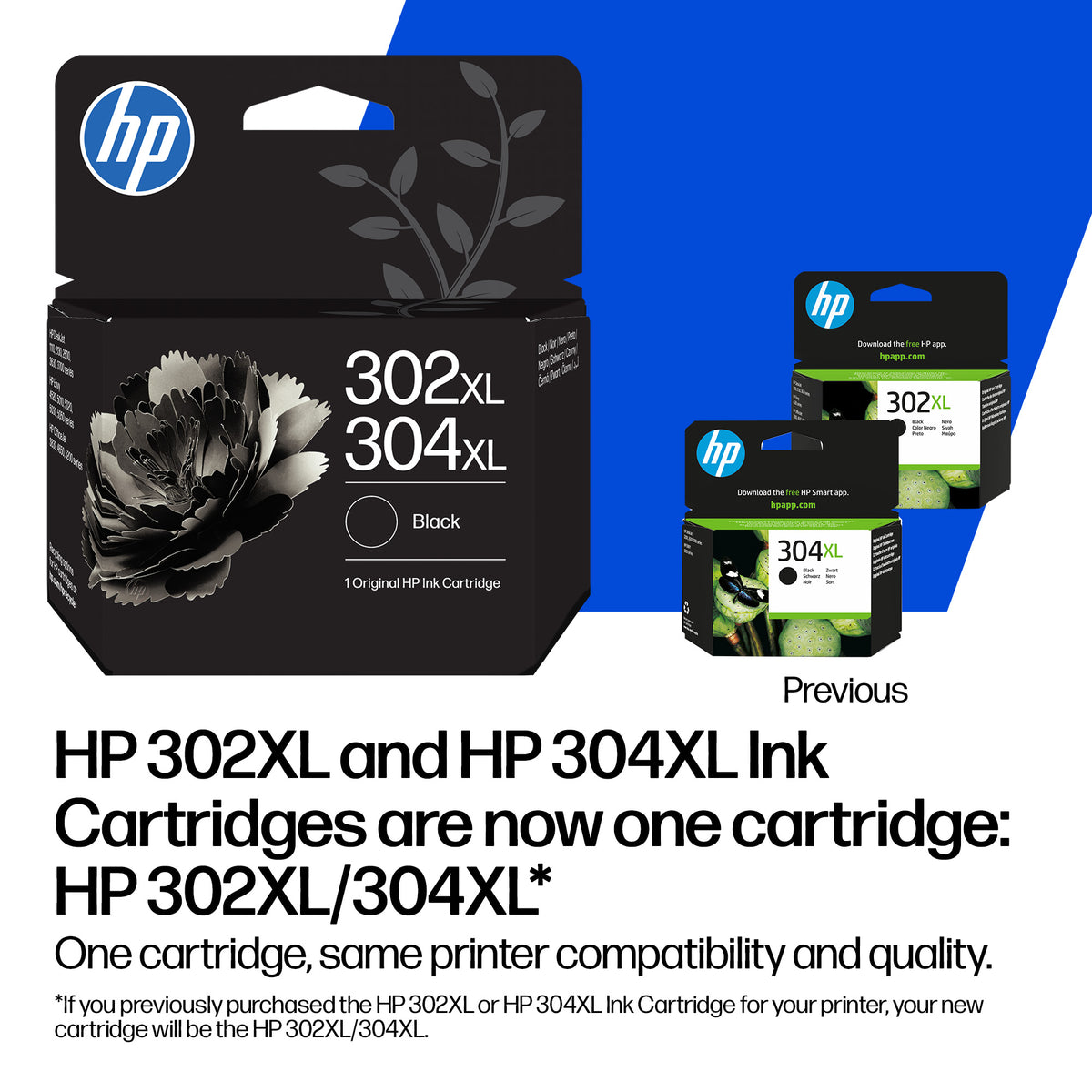 HP 302XL/304XL Black Ink Cartridge