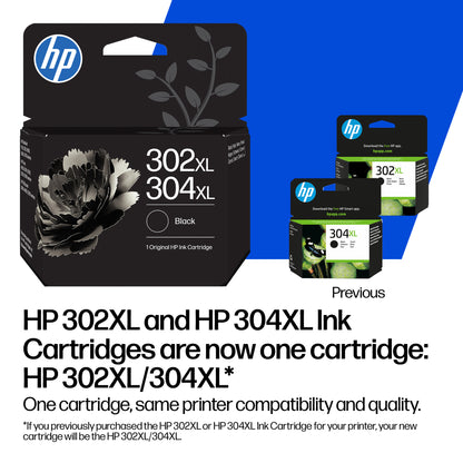HP 302XL/304XL Black Ink Cartridge