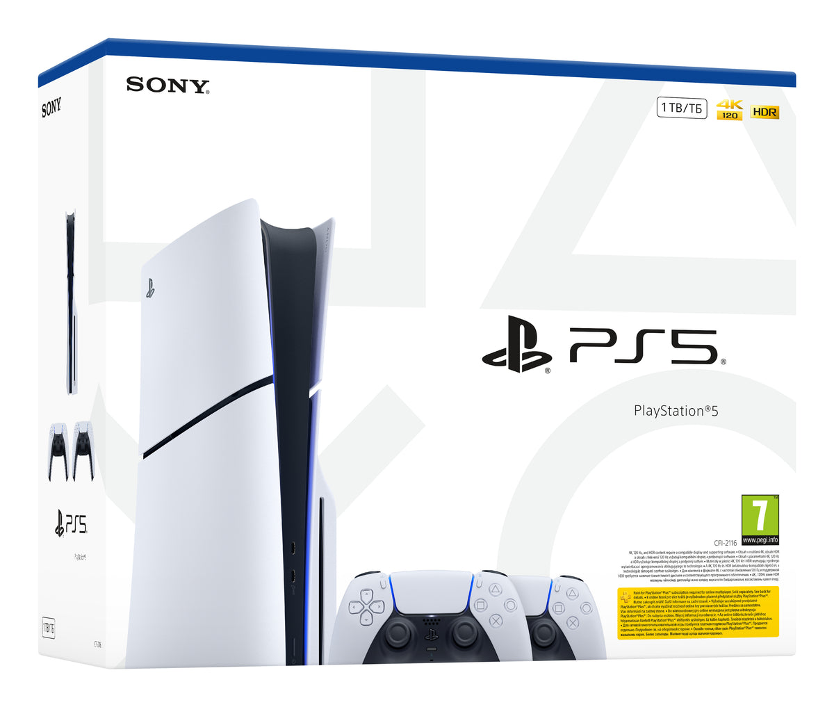 Sony Interactive Entertainment PS719022602 Game Console 1 TB Wi‑Fi - Black, White