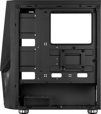 Aerocool PGS Zauron FRGB-G-BK-V1 Black PC Case
