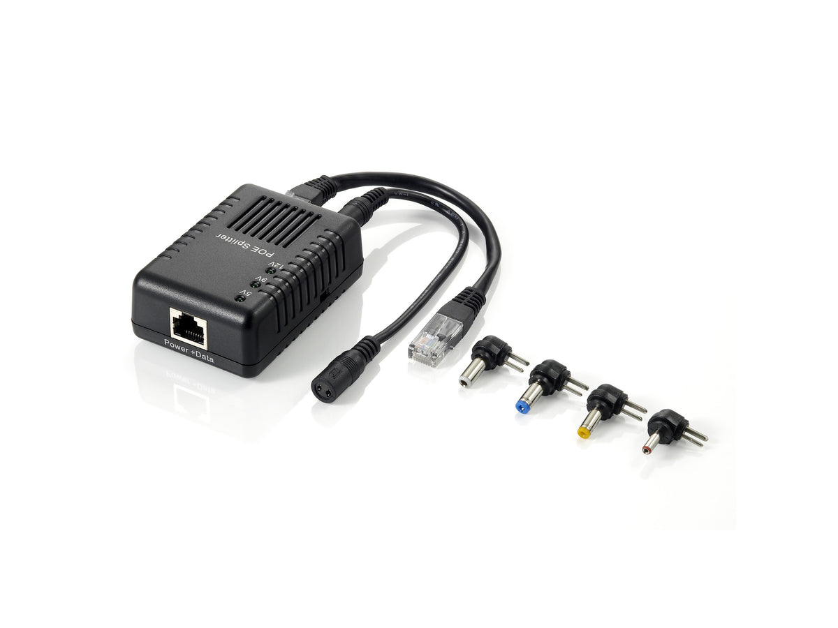 LevelOne PoE Fast-Ether.Splitter RJ45   100Mbps  <3W schwarz