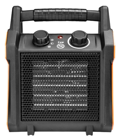 NEO TOOLS 90-060 Electric Space Heater Ceramic PTC 2000 W - Black/Orange