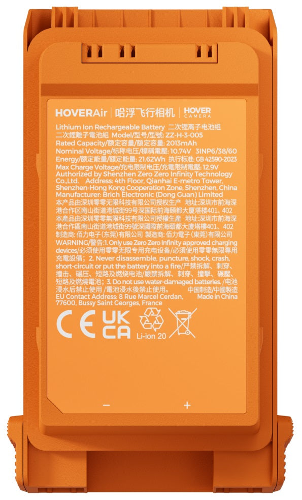 HOVERAir SP18H001 Drone battery Orange