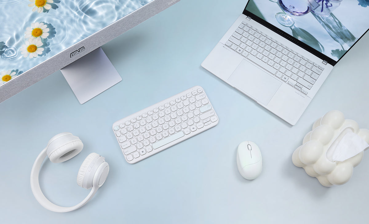 ASUS Marshmallow Tastatur KW100 weiß