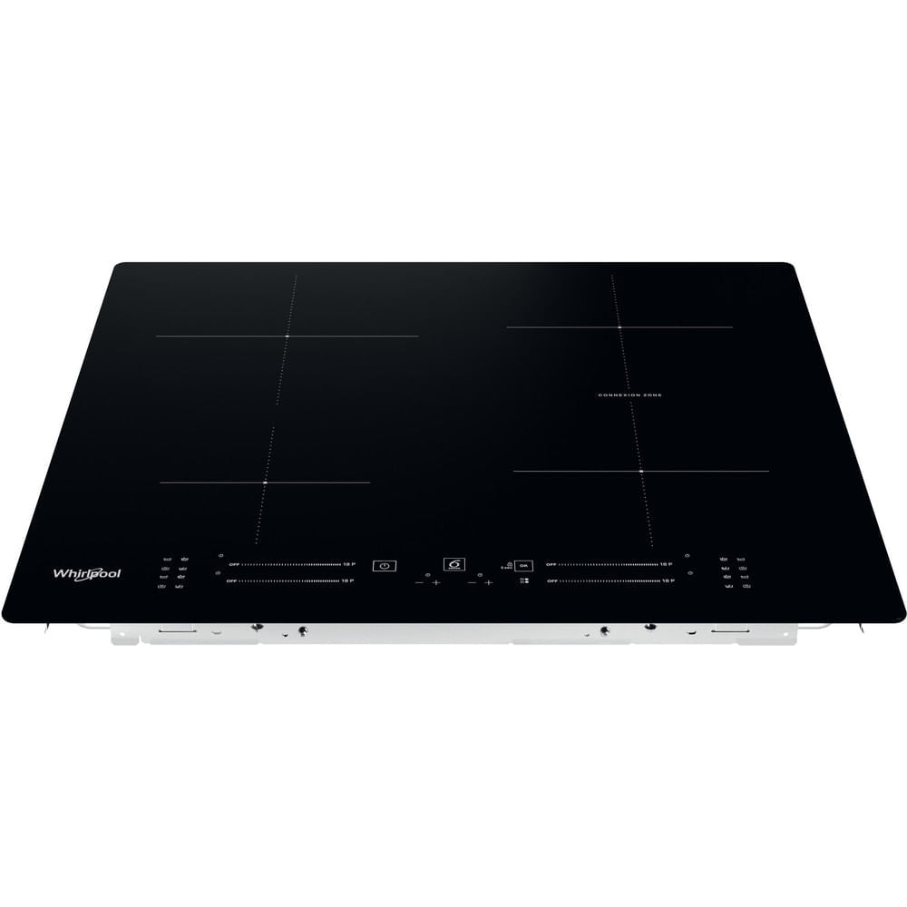 Whirlpool WB S2560 NE Black Built-in 59 cm Zone induction hob 4 zone(s)
