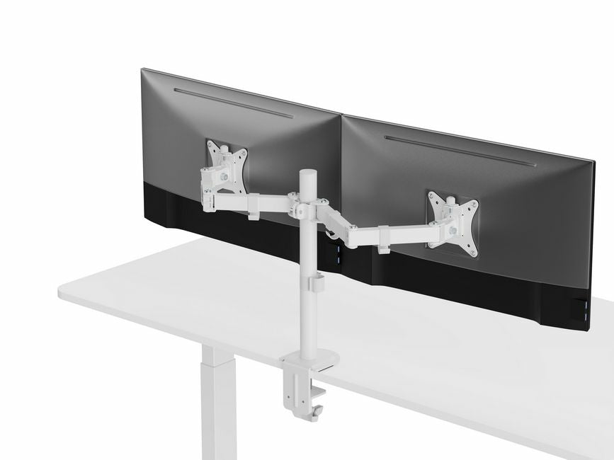 Equip Tischhalterung 17"-32"/2TFT 360° H.verst.  9Kg    weiß retail