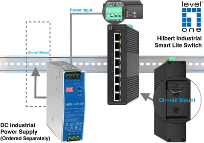 Διακόπτης LevelOne 8x GE IGS-2108 RJ45, 10/100/1000Mbps