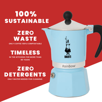 Bialetti RAINBOW 6TZ hellblau