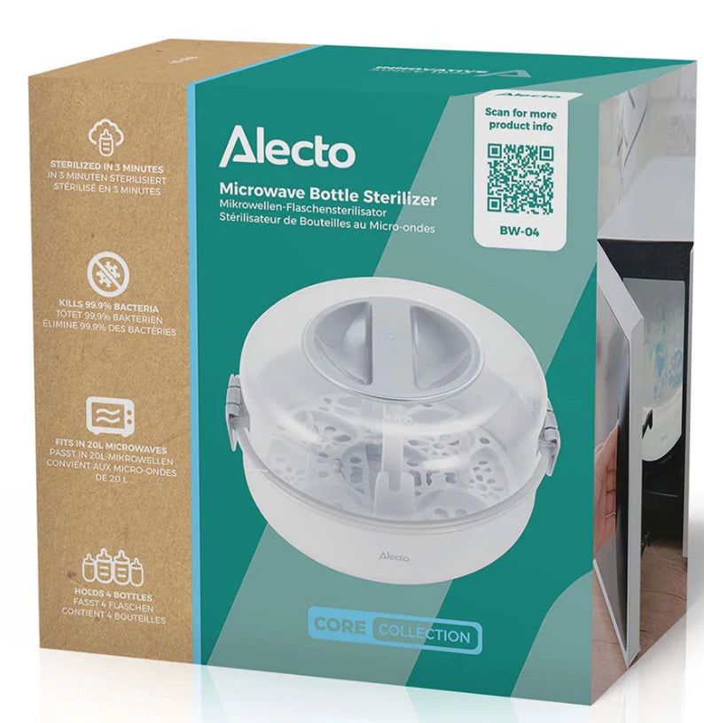 Alecto BW-04 Microwave Bottle Sterilizer White