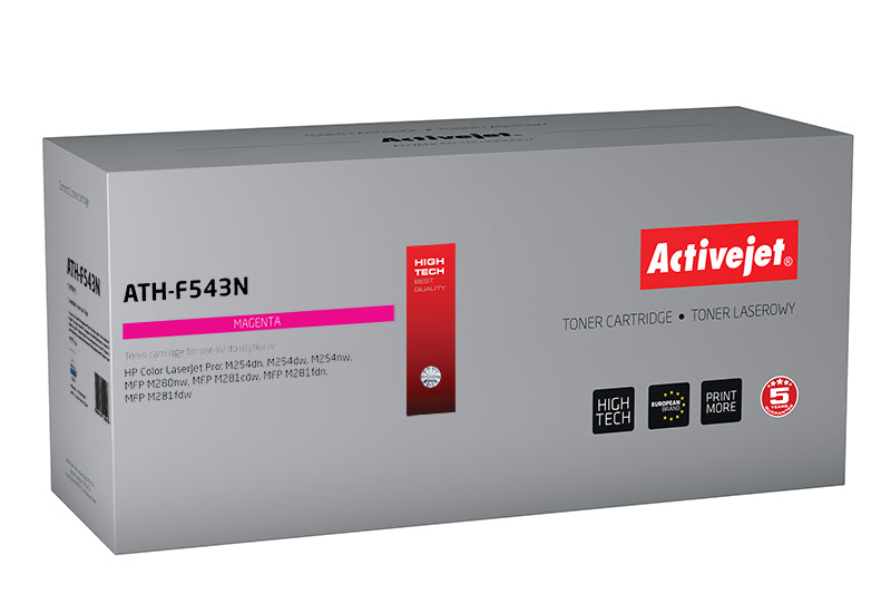 Activejet ATH-F543N toner (replacement for HP 203A HP203A CF543A; Supreme; 1300 pages; magenta)