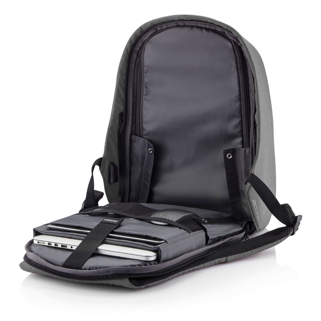 XD Design Anti-Theft Backpack Bobby Hero Regular Grey P/N: P705.292
