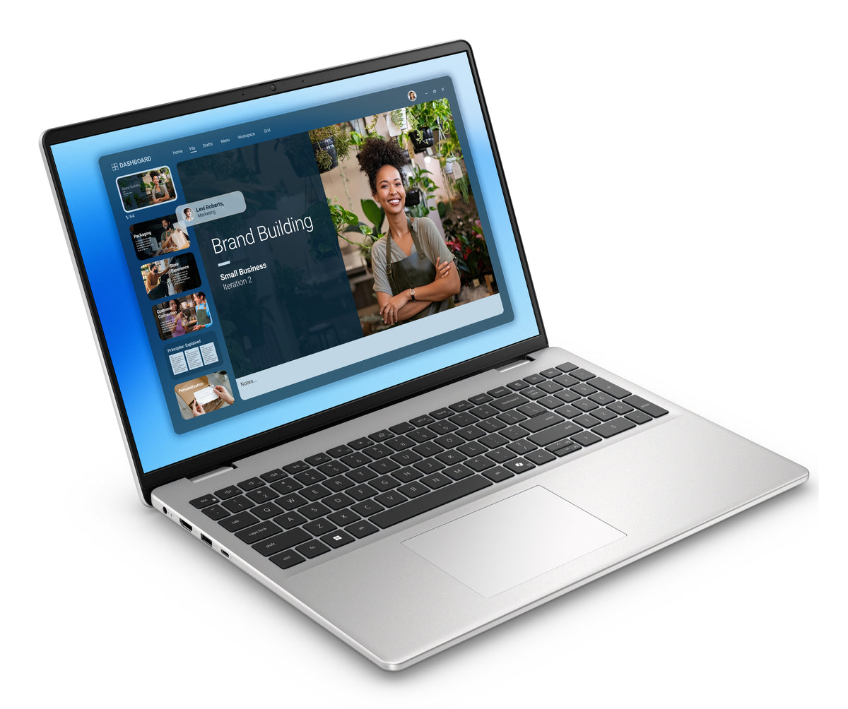 DELL DC16251 Intel Core 7 150U Laptop 40.6 cm (16") Full HD+ 16 GB DDR5-SDRAM 1 TB SSD NVIDIA GeForce MX570A Wi‑Fi 6E Windows 11 Pro Platinum, Silver