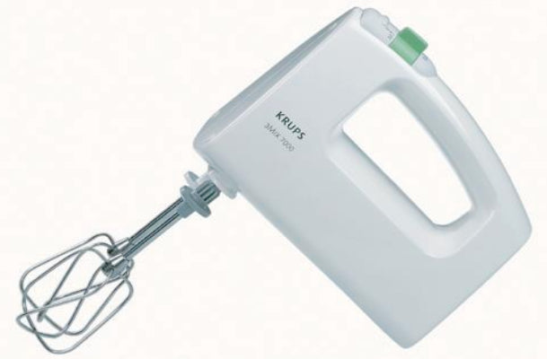 Krups Handmixer 3Mix 7000 F608 (weiß, 500 Watt)