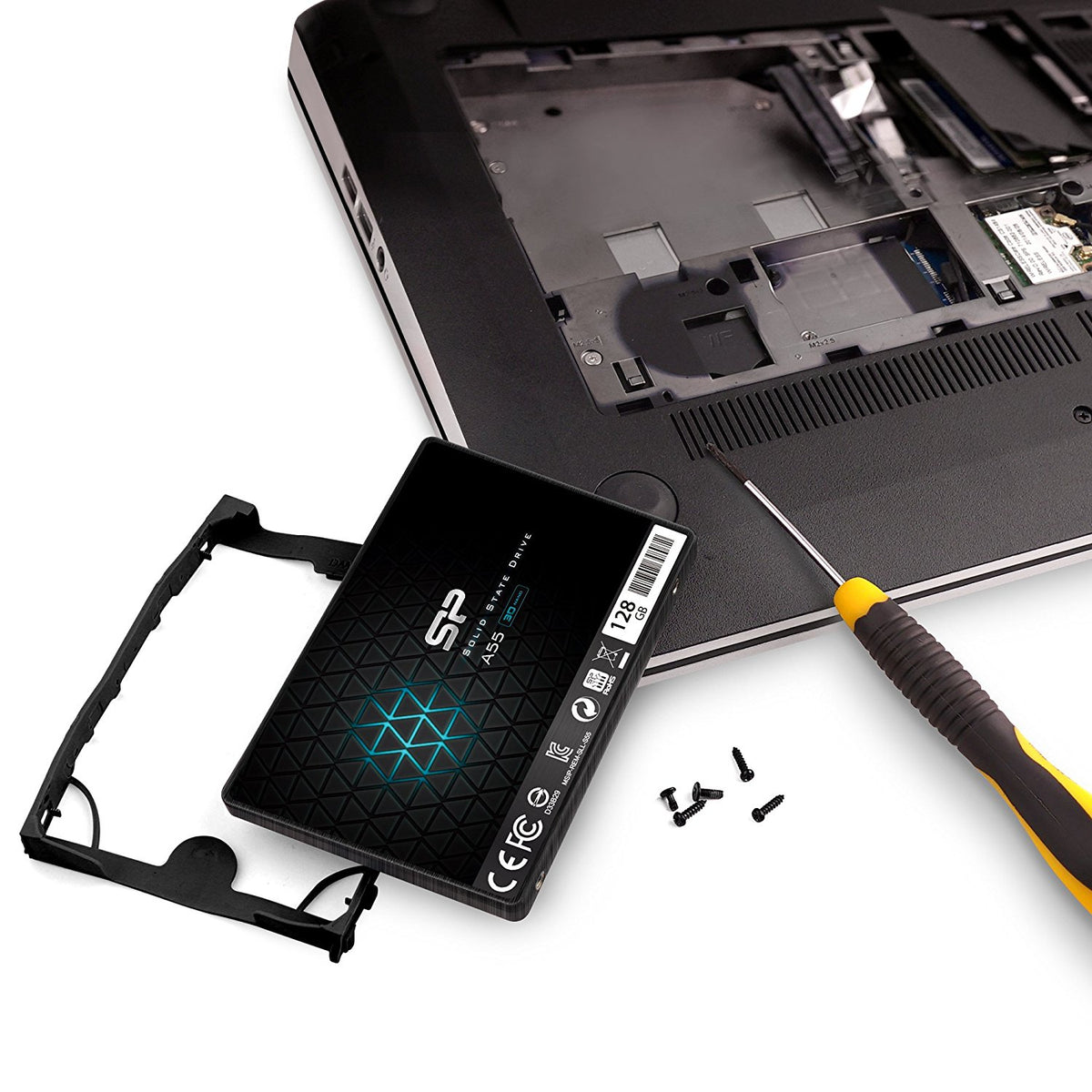 Silicon Power SSD 128GB 6.3cm SATAIII A55 3D Nand TLC