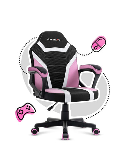 Huzaro Ranger 1.0 Pink Mesh Kids Gaming Chair