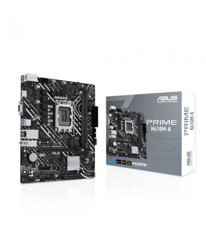 ASUS PRIME H610M-K MOTHERBOARD MICRO ATX LGA1700 H610V 90MB1GA0-M0EAY0