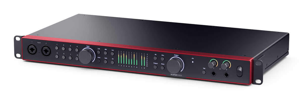 Focusrite Scarlett 18i20 4ης Γενιάς - Ηχογραφικό Διεπαφή Ήχου