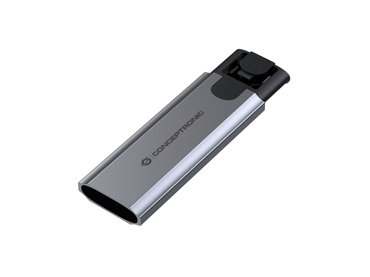 CONCEPTRONIC SSD Gehäuse M-Key M.2->M/B+M-Key/USB-C3.2    gr