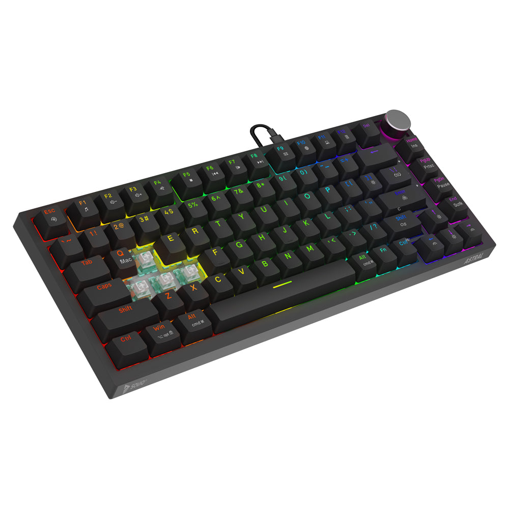 Savio ASTRAL BLACK JADE keyboard Gaming USB QWERTY US International