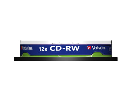 1x10 Verbatim CD-RW 80 / 700MB 10x Speed, Cakebox