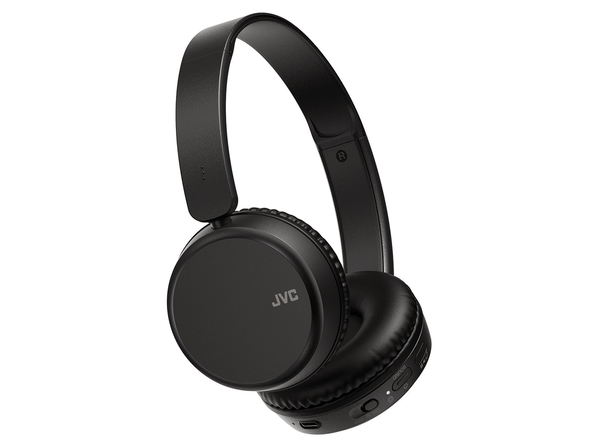 JVC HA-S36W Wireless Headband Headphones with Bluetooth for Calls and Music, Black