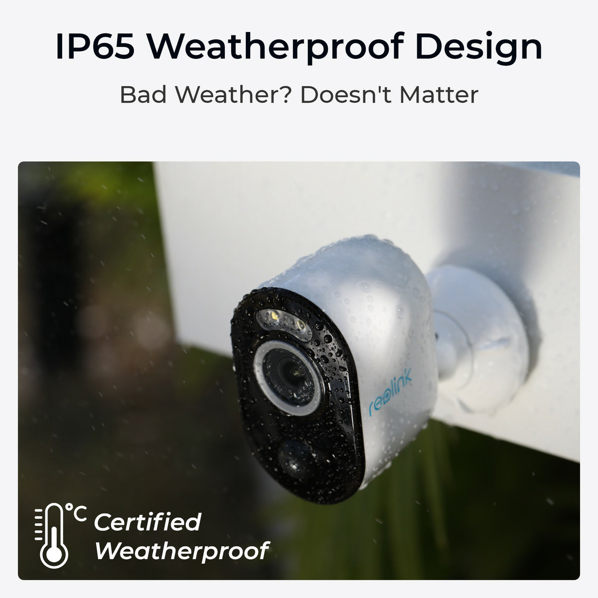 Reolink Argus Series B330 - 5MP Outdoor Battery Camera, Person/Vehicle Detection, Color Night Vision, 5/2.4 GHz Wi-Fi