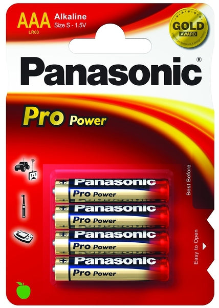 1x4 Panasonic Pro Power LR 03 Micro AAA