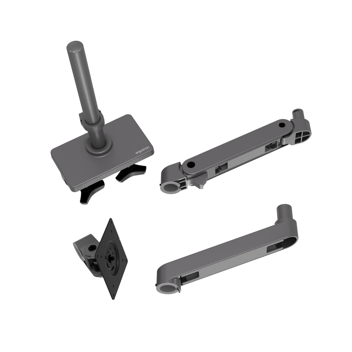 Ergotron LX Pro Monitor Arm, hohe Säule grau (45-695-293) (45695293)