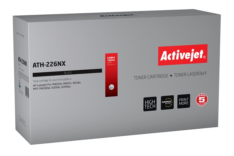 Activejet ATH-226NX Toner (replacement for HP 226X CF226X; Supreme; 9200 pages; black)