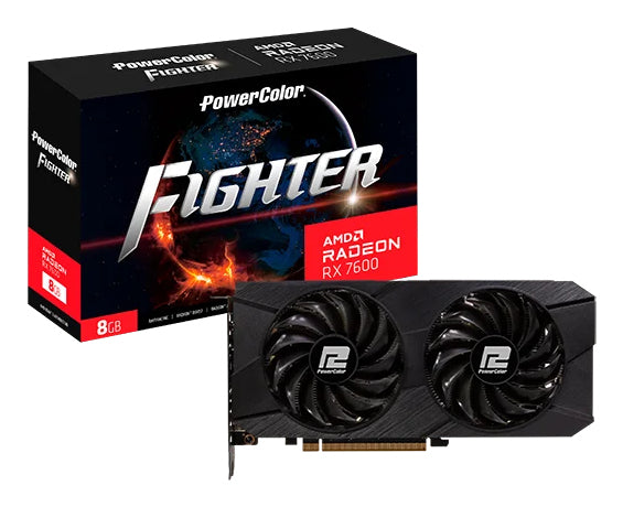 PowerColor Fighter RX7600 8G-F graphics card