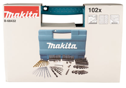 Σετ Τρυπανιών και Bits Makita B-68432 (102 τεμαχίων)