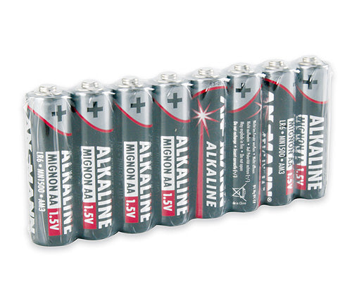 1x8 Ansmann Alkaline Mignon AA LR 6 red-line