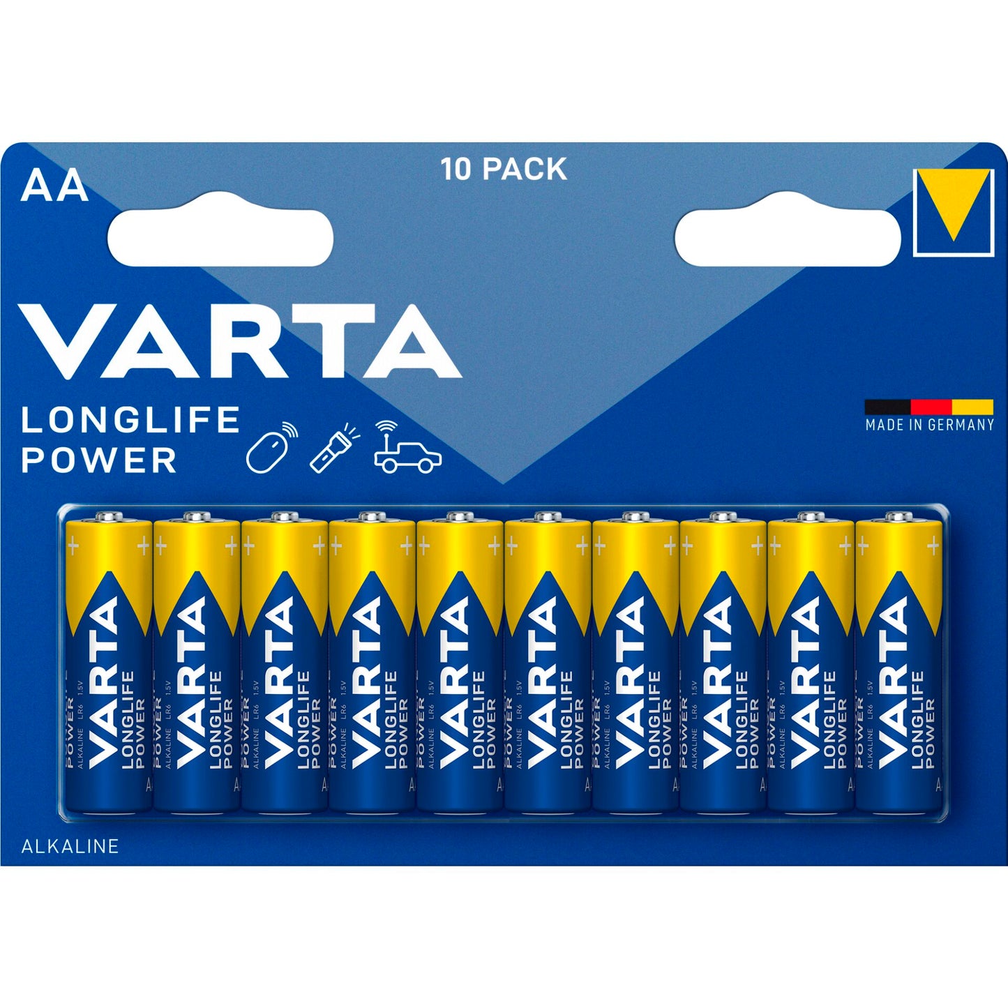 1x10 Varta Longlife Power Mignon AA LR06