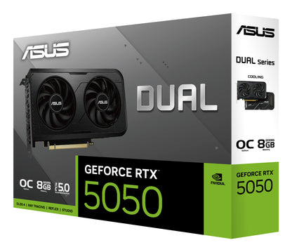 Asus GeForce RTX 5050 DUAL OC 8GB (DLSS 4, 3x DisplayPort, 1x HDMI 2.1)