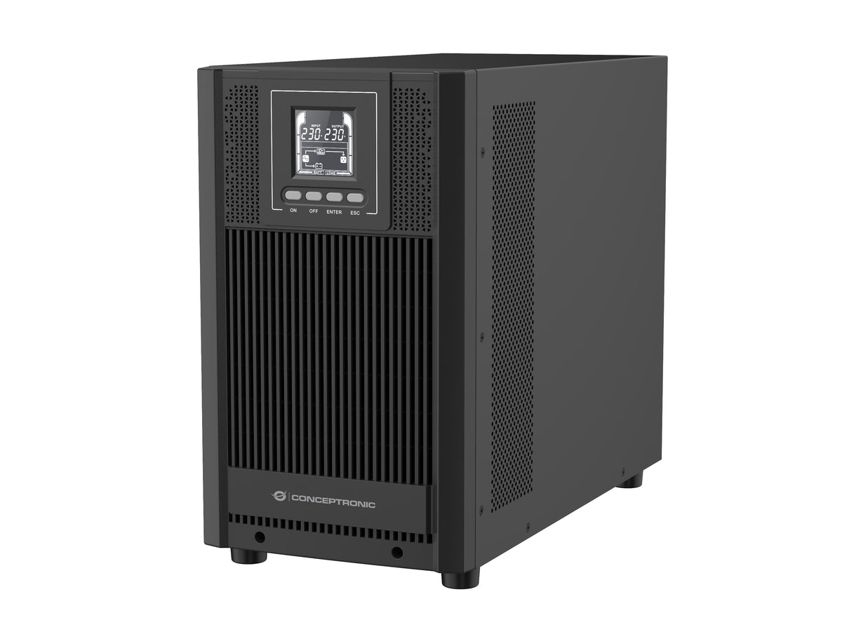 CONCEPTRONIC USV 3000VA/2700W/5xIEC/HID USB/+Online Tower sw