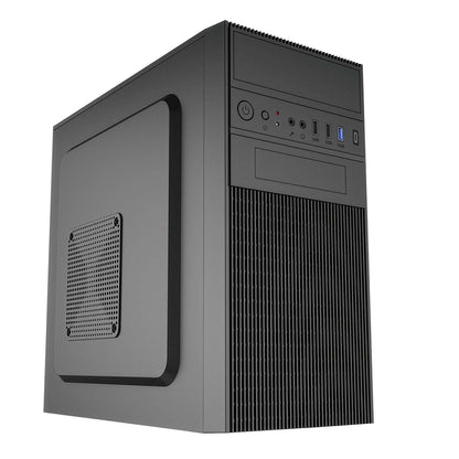 Akyga Obudowa Micro ATX AK19BK USB-C + USB 3.0 + 2x USB 2.0 czarna bez PSu Micro Tower Black