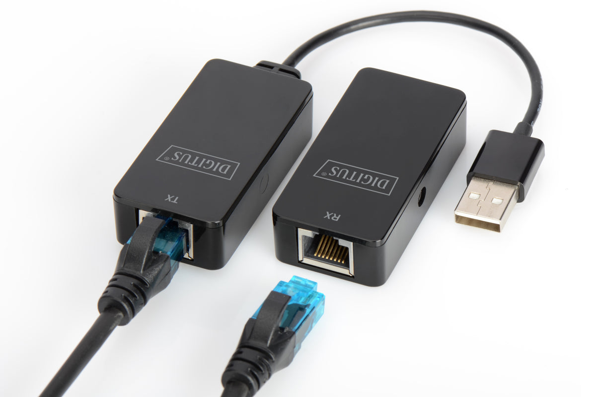DIGITUS Extender USB   Cat5/5e/6 (UTP, STP o. SFP) bis 50m