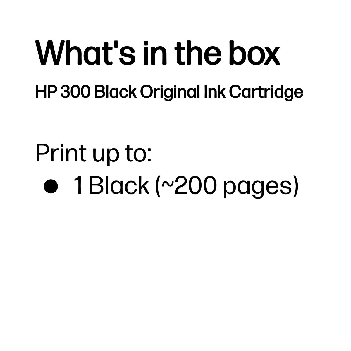 HP CC640EE Black Ink Cartridge No. 300