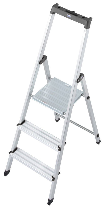 Krause Solidy Folding ladder silver