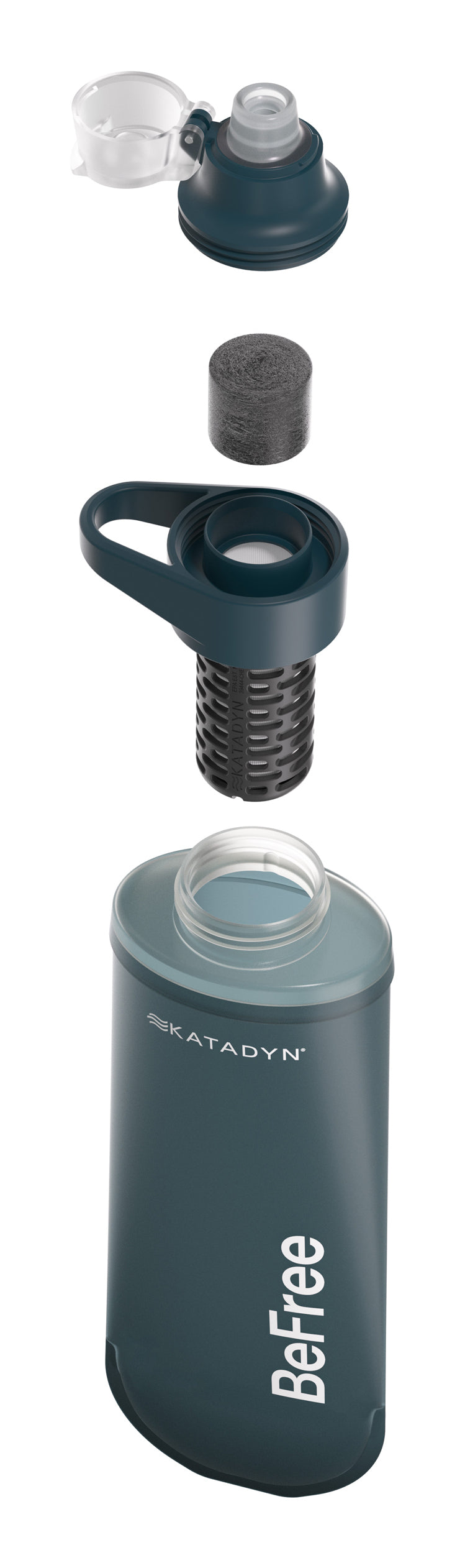 Katadyn BeFree Water Filter AC 0.5L Blue