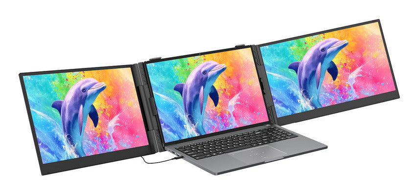 Blackview DCM8 Pro - 15.3" portable laptop screen extender with dual-monitor support and 2 USB-C ports