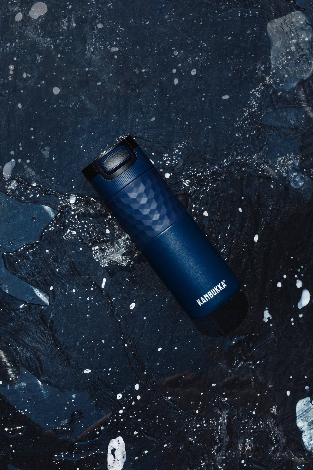 Kambukka Etna Grip thermal mug 500 ml (Denim Blue) navy blue
