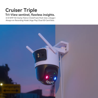 Imou Cruiser Triple Turret IP security camera Outdoor 2880 x 1620 pixels Ceiling/wall