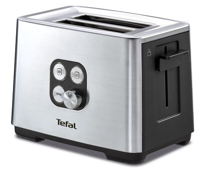 Φρυγανιέρα Tefal Equinox TT420D, 7 Επιπέδων Ψησίματος, Χωρητικότητα 2 Φέτες, Μαύρη με Ανοξείδωτο Ατσάλι