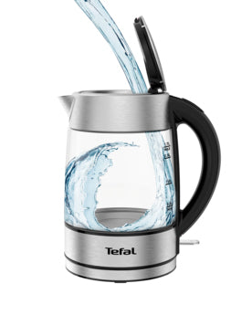 Tefal KI772D electric kettle 1.7 L 2400 W Stainless steel, Transparent