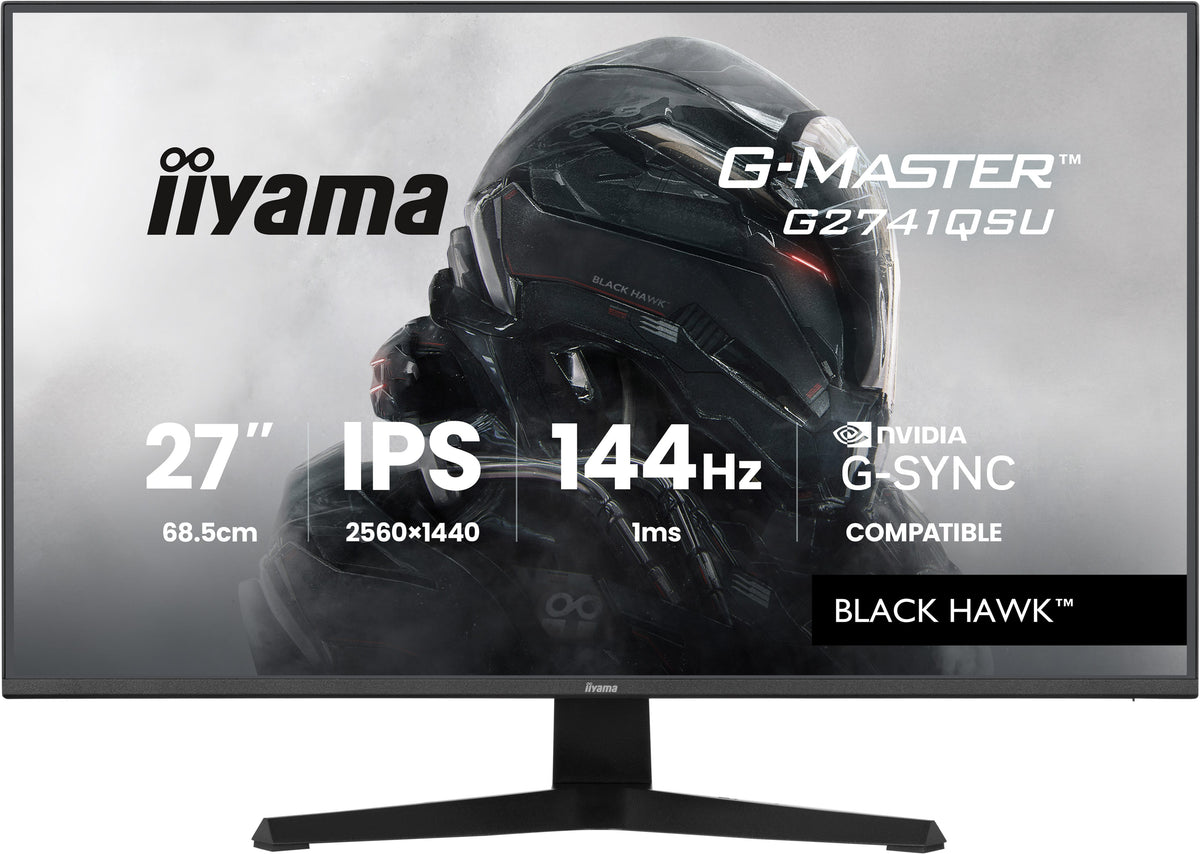 IIYAMA 68.6εκ (27") G2741QSU-B1 16:9 HDMI+DP+2xUSB IPS