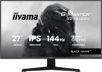 IIYAMA 68.6εκ (27") G2741QSU-B1 16:9 HDMI+DP+2xUSB IPS