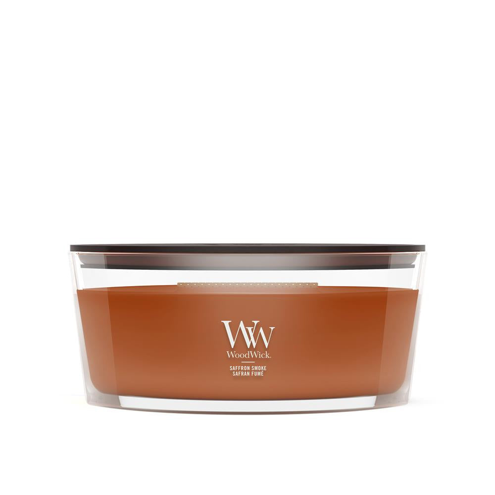 WoodWick Saffron Smoke Wax Candle Ellipse Brown - 1 pc