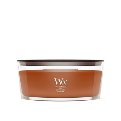 WoodWick Saffron Smoke Wax Candle Ellipse Brown - 1 pc