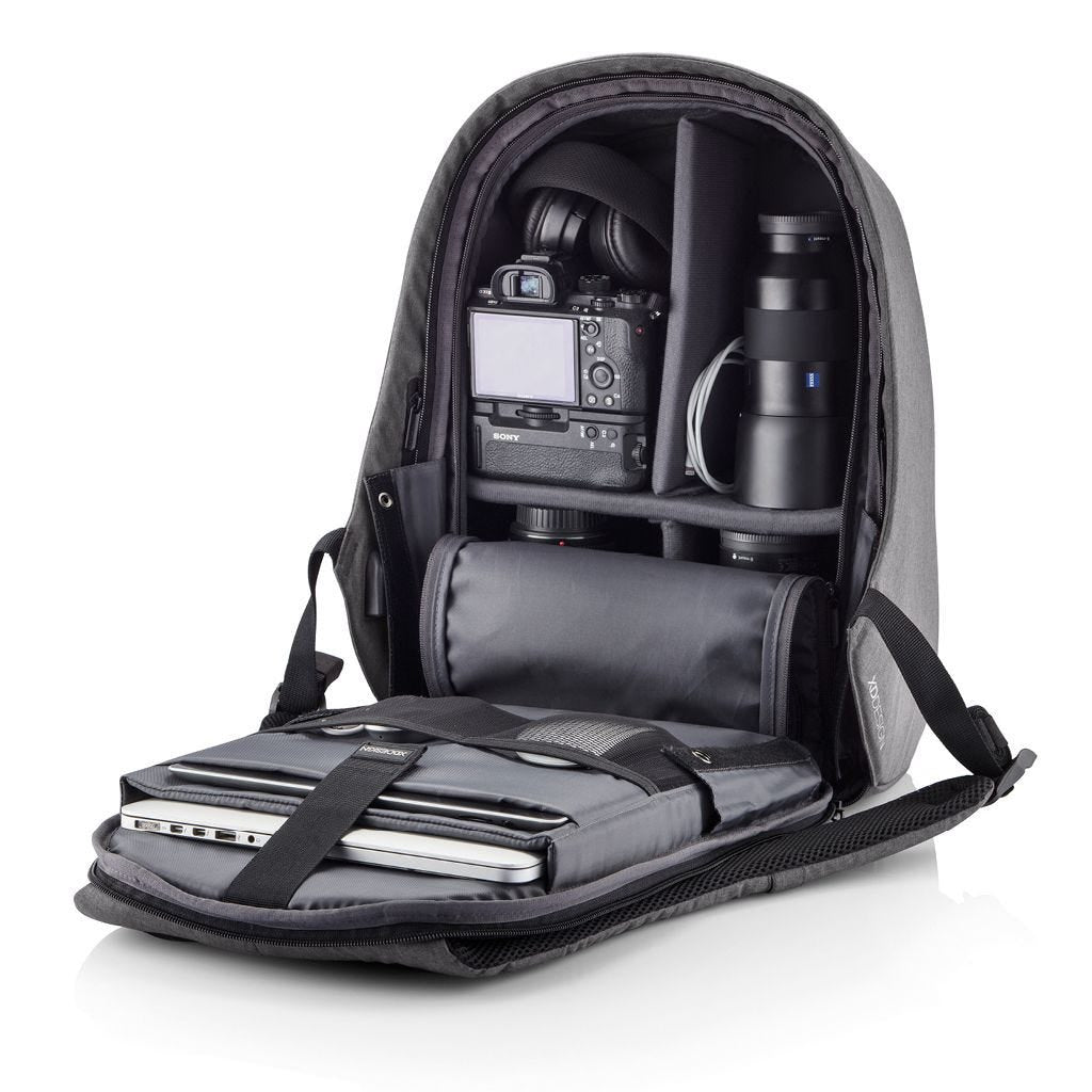 XD Design Anti-Theft Backpack Bobby Hero Regular Grey P/N: P705.292